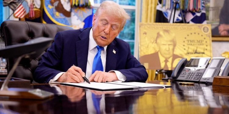 Trump signs order to protect Venezuela oil revenue held in US accounts