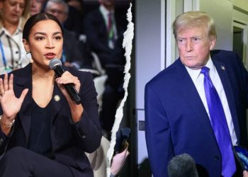 Trump hammers AOC Munich stumbles as ‘not a good look for the United States’